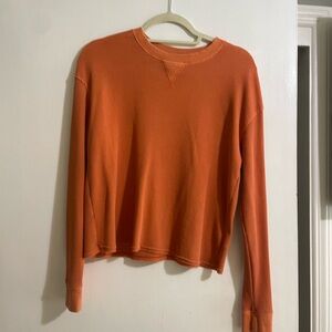 Wild Fable Vibrant Orange Crew Neck Sweater